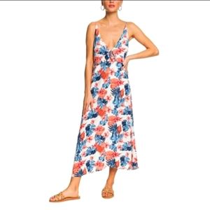 NWT Roxy Close To Sea Midi Dress